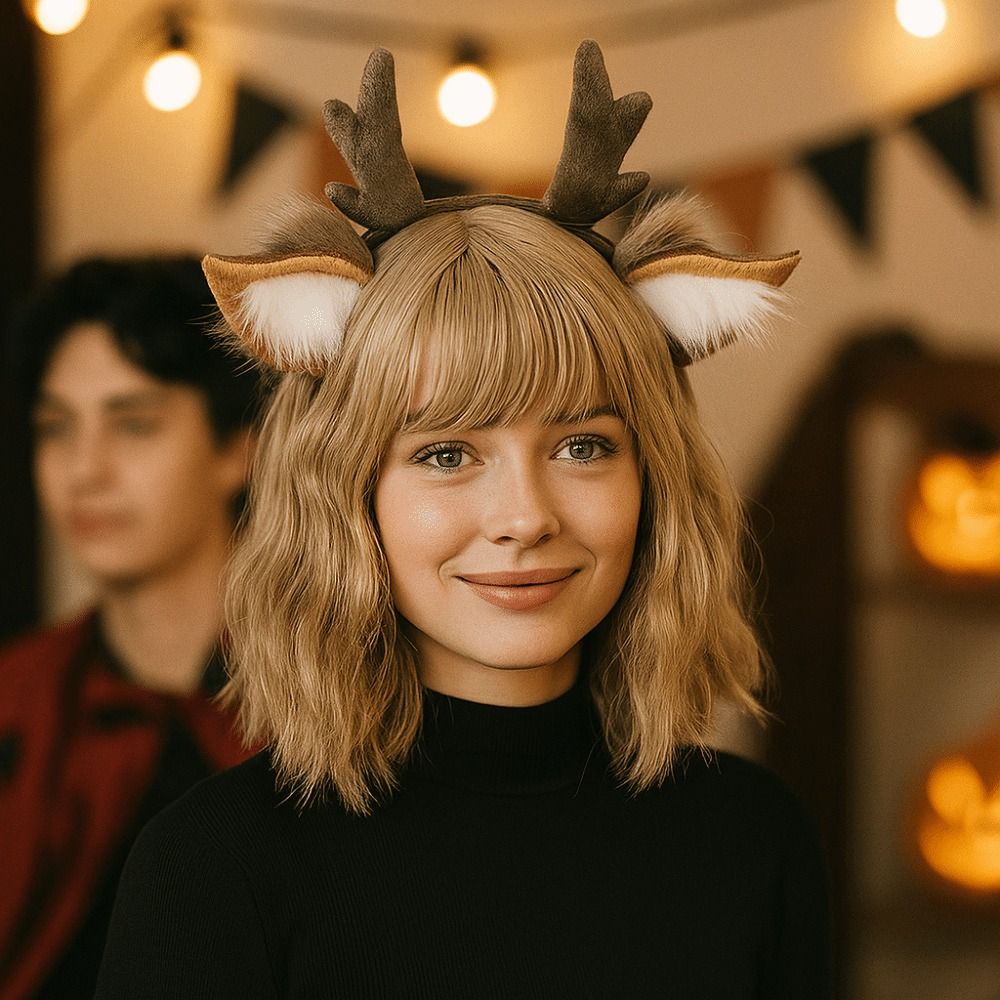 Унисекс повязка на голову с ол – обзор и цена Reindeer Antlers Headband