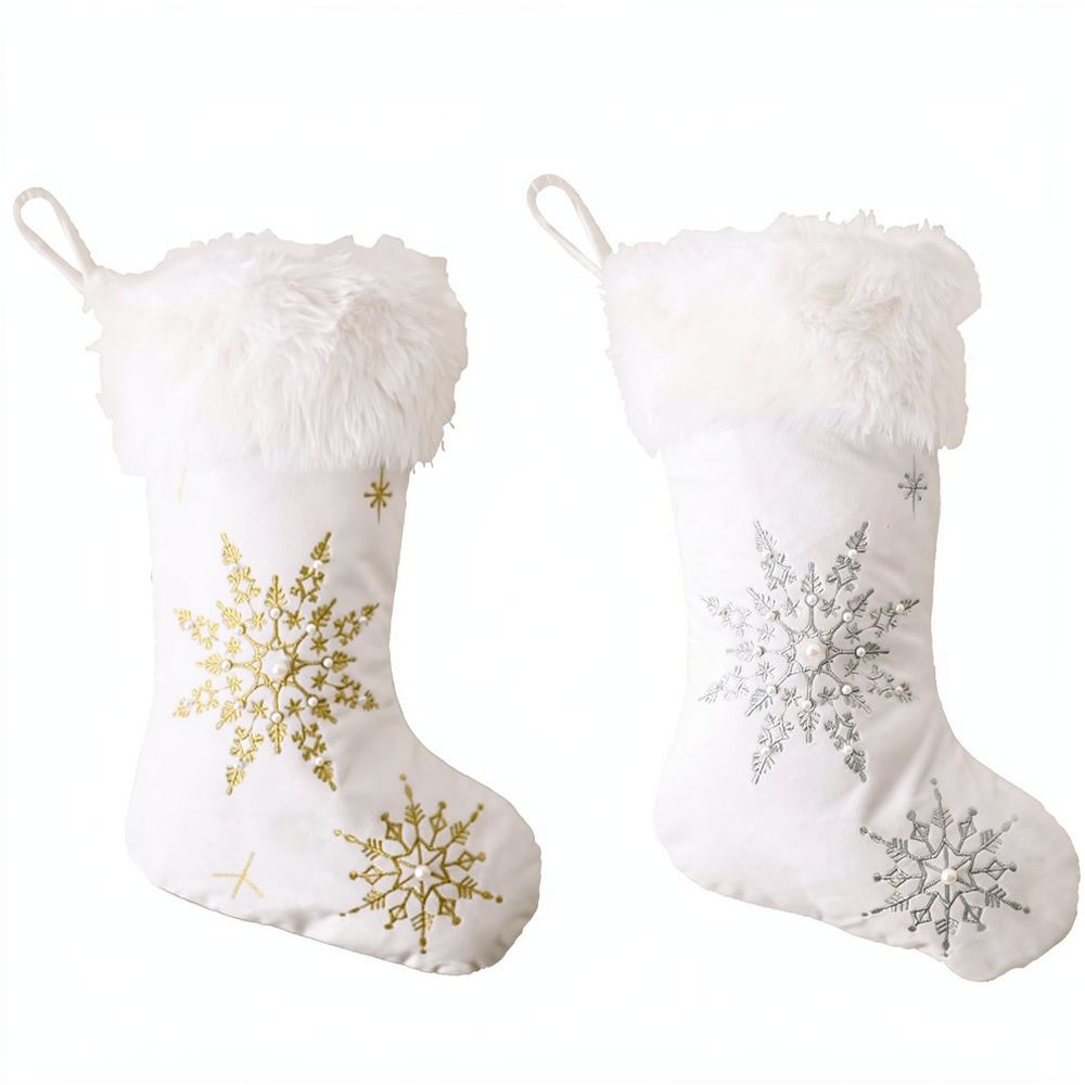 Бархатный рождественский чулок – обзор и цена Christmas Stocking Hanging