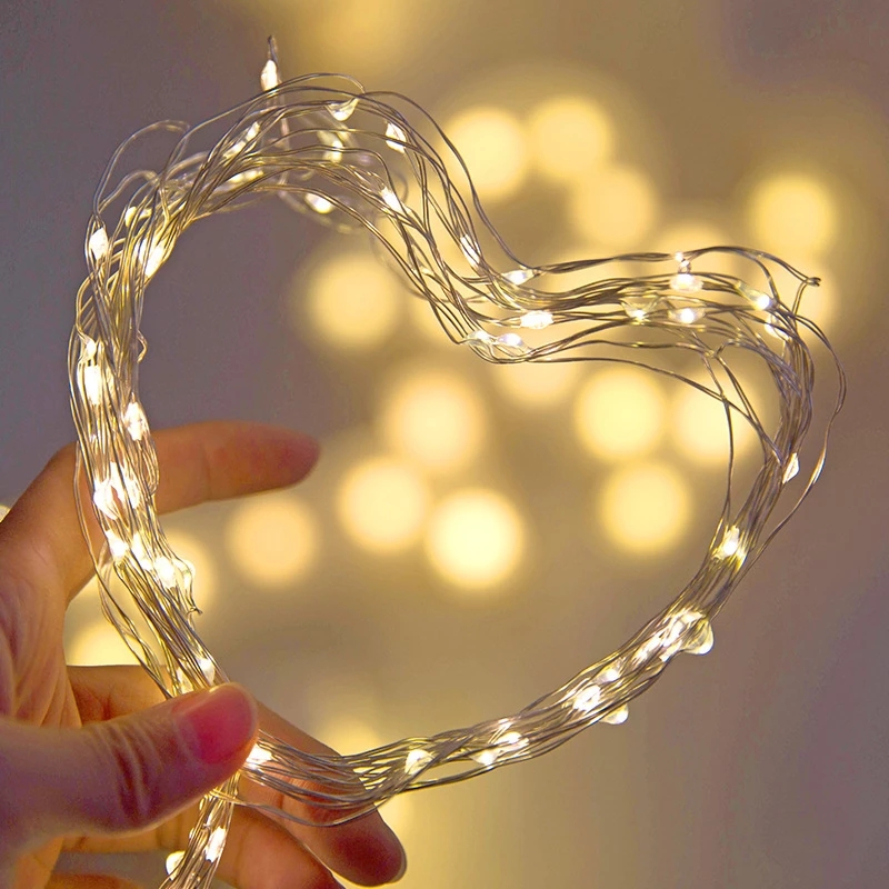 Светодиодная гирлянда-мишура и – обзор и цена Led Fairy String Lights