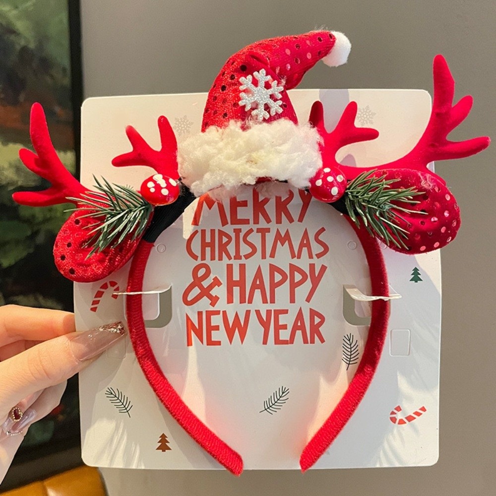 Косплей-аксессуар: красная бар – обзор и цена Reindeer Antlers Headband