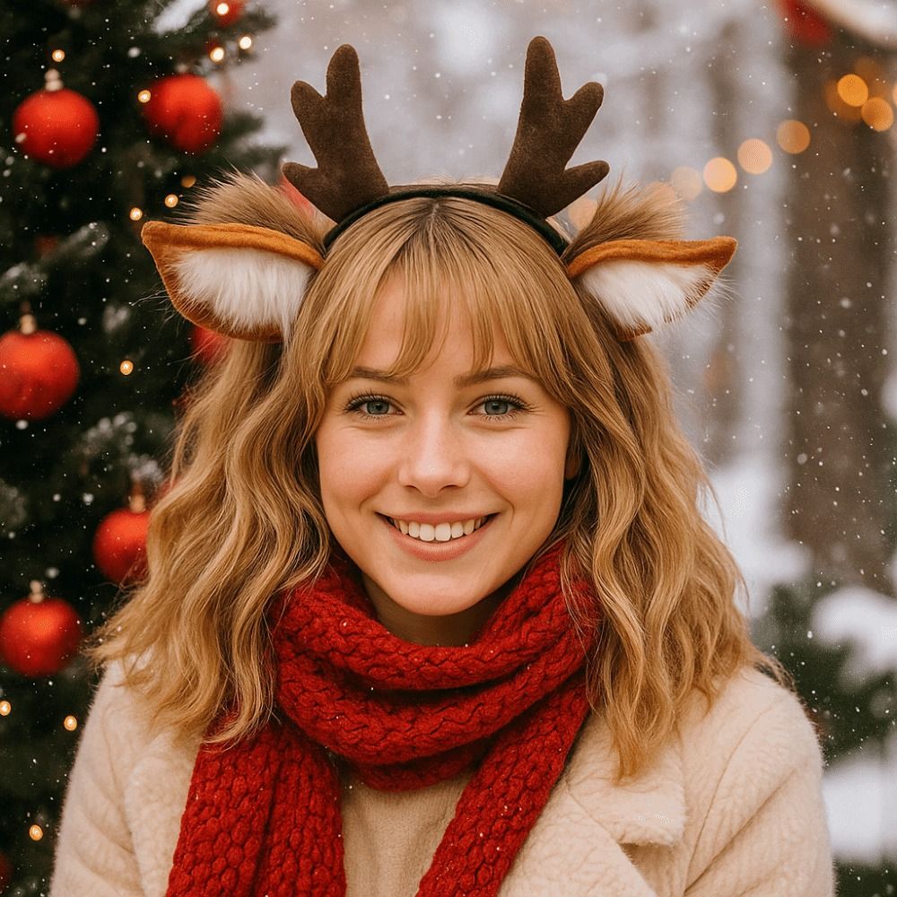 Повязка на голову с оленьими у – обзор и цена Reindeer Antlers Headband