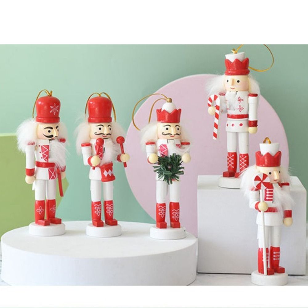 5 шт. Рождественские фигурки в – обзор и цена Nutcracker Figurine