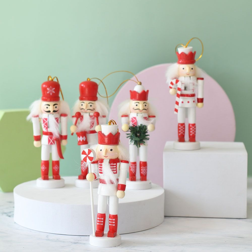 5 шт. Рождественские фигурки в – обзор и цена Nutcracker Figurine