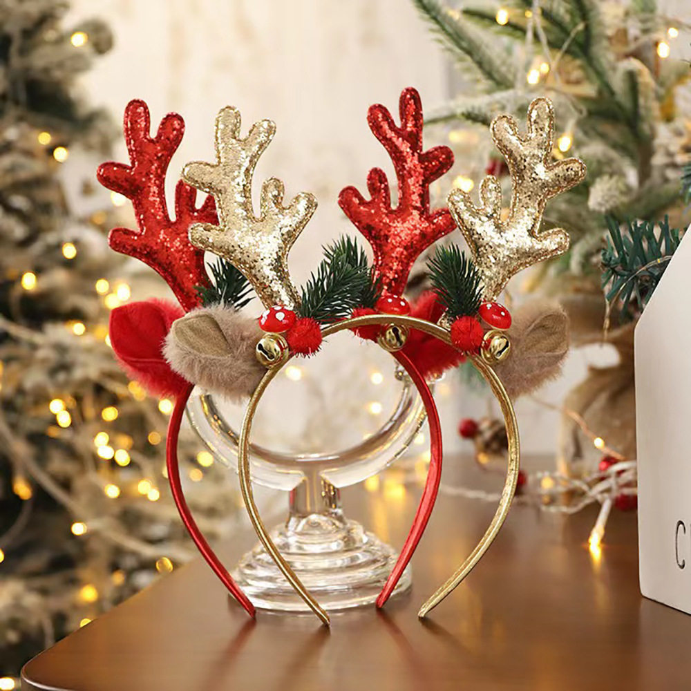 Рождественский ободок с оленьи – обзор и цена Reindeer Antlers Headband